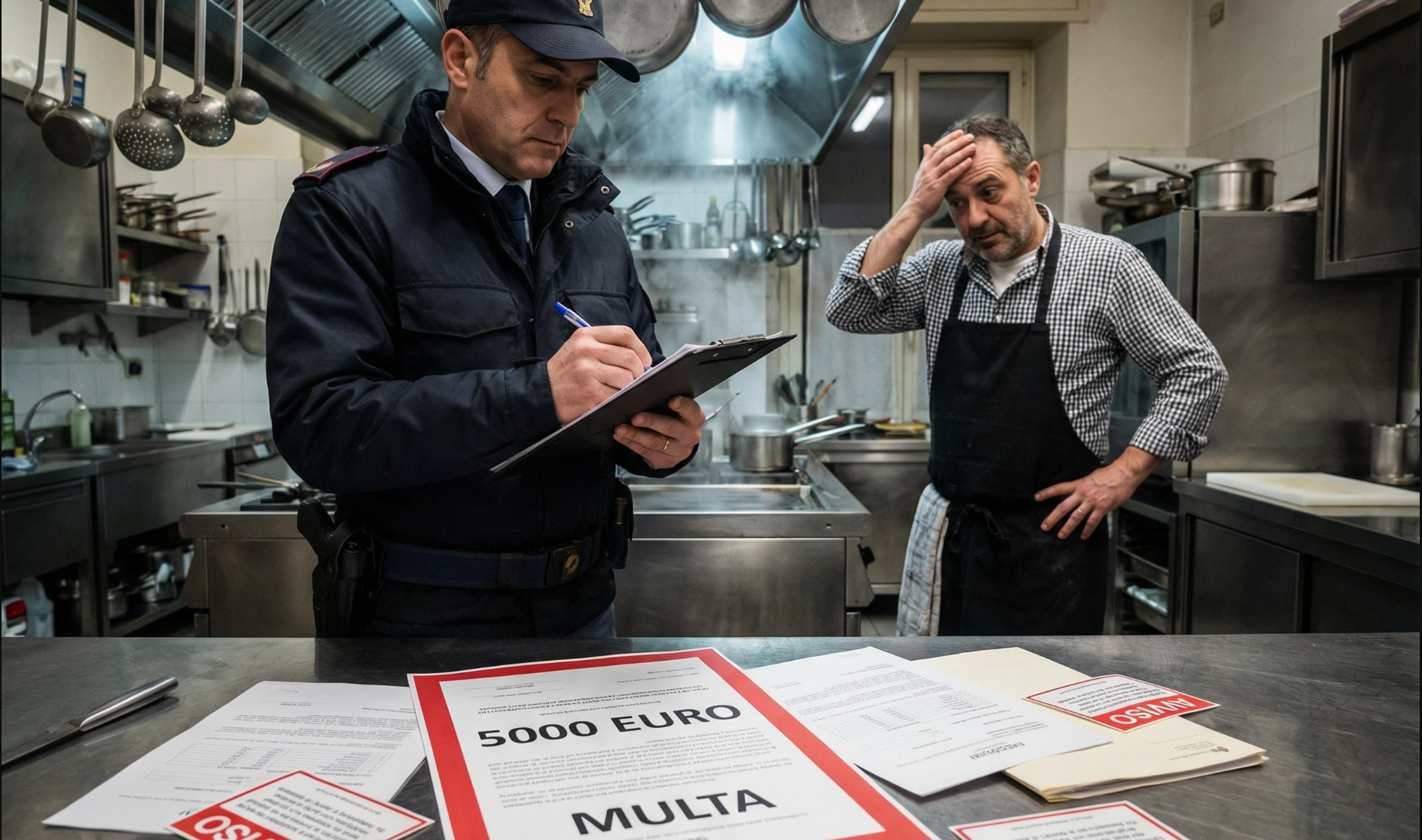 Controllo e Multa HACCP